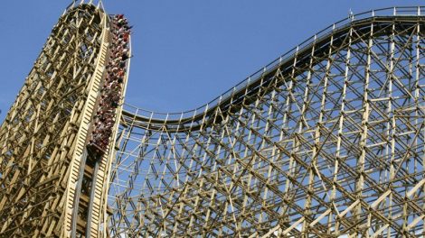 wooden roller coasters