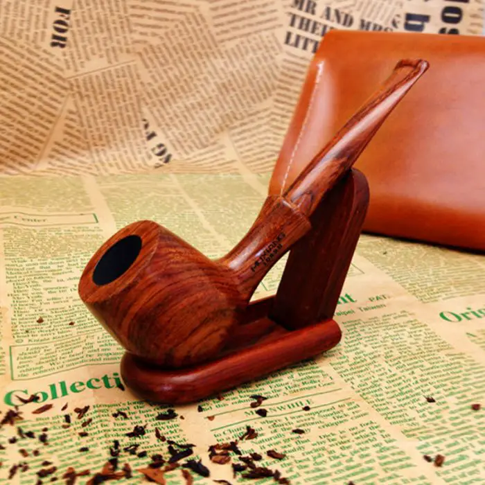  Entry-level Tobacco Pipe Solid Wood Smoking Pipe Rosewood Weed Pipe for smoking Weed With 