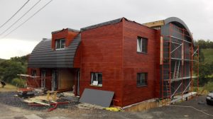 wooden houses