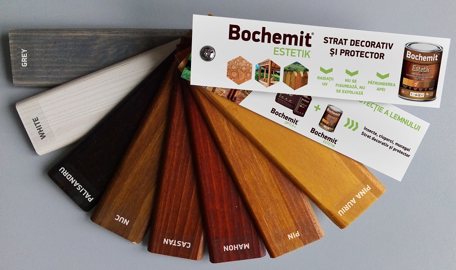 uleiuri colorate pentru protectia lemnului bochemit