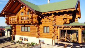 House in Doralnic logs Pension Saranis Belis