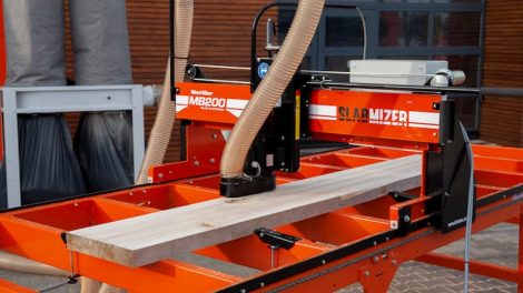 Wood Mizer MB200 SlabMizer plank straightening machine