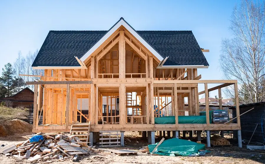 maison de vacances sur structure en bois