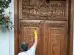 refinishing wooden doors with pre-coloured oil-based lacquer Kreidezeit