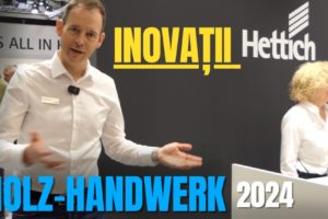 Matthias Oetting, directeur du marketing du groupe Hettich, au salon Holz-Handwerk 2024