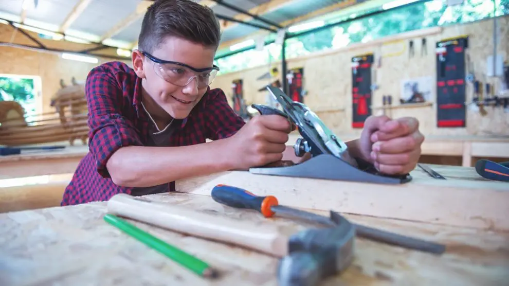 Young carpenter