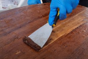 coffee table stripping