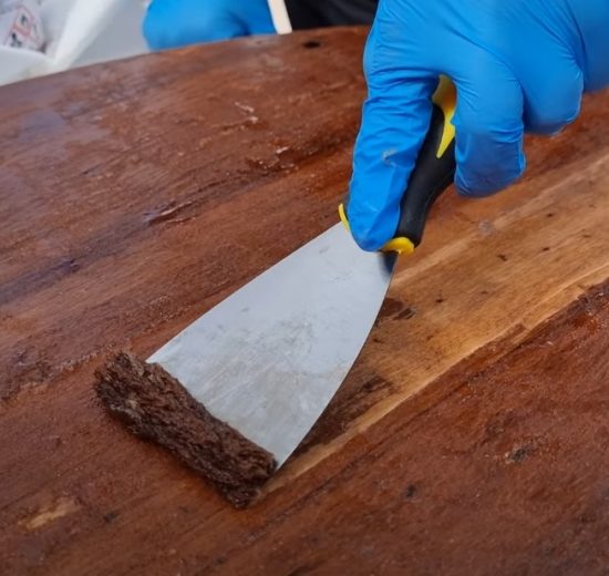 coffee table stripping