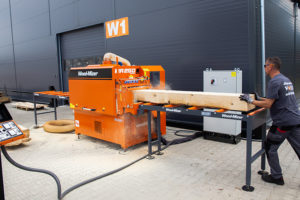 MR250 Wood-Mizer Scie à bois multi-lames et multi-griffes